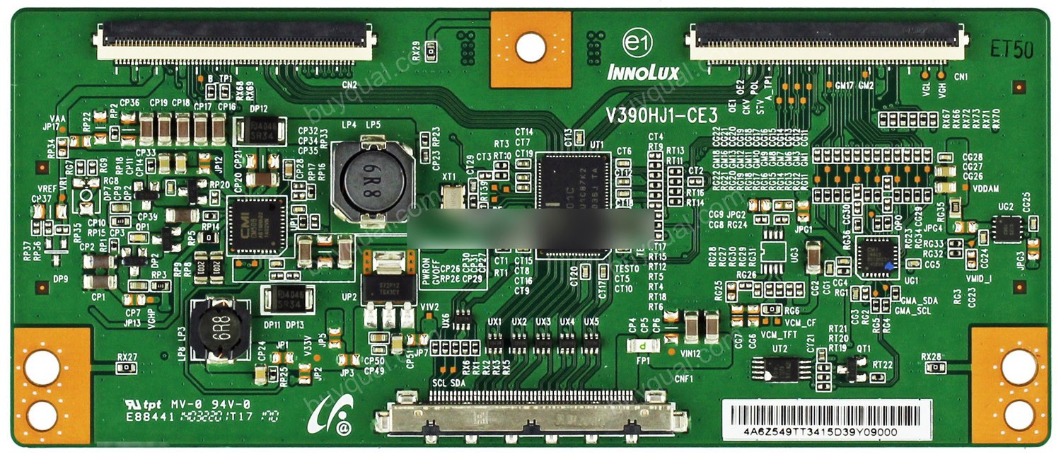 Hisense Panasonic V390HJ1-CE3 T-Con Board for 50"